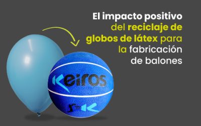 Reciclaje de globos de látex para la fabricación de balones